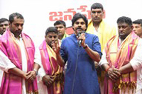 Pawan Kalyan felicitates wrestlers Photos